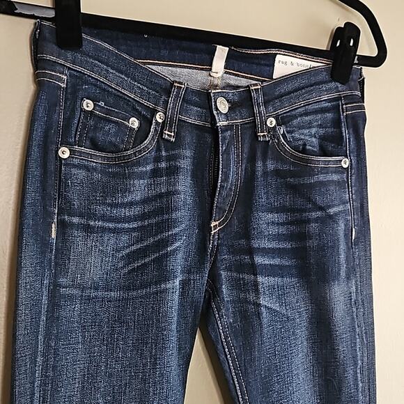rag & bone Charin Skinny Jeans | Clean Dark Wash | Size 25 - Picture 3 of 7
